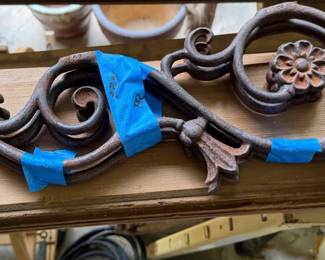 Vintage pair of Cast Iron Wall Brackets