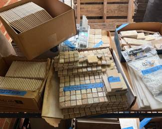 Just a sampling of ceramic tile and supplies