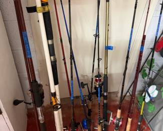 Lots of Fishing Rods
