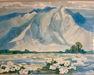 Georgia Lipe, watercolor, 29x22