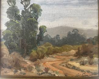 Carl Schmidt, 8x10, on board crackled  condition