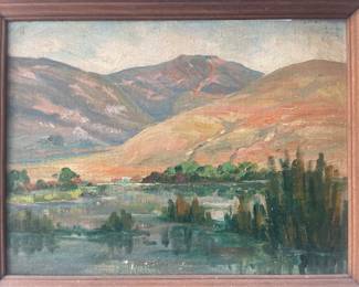 Laguna Pond attributed to PerryMcNeely,11x 15