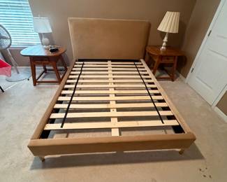 Queen bed frame and headboard