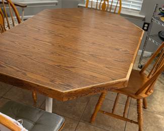 Dining table with four chairs