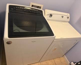 Whirlpool washer; Kenmore dryer