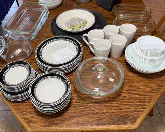 Assortment of dishes and bakeware