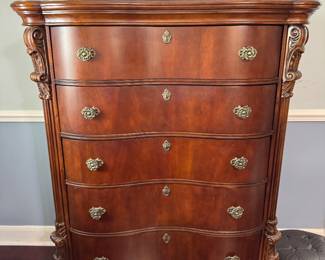  Pulaski 5 Drawer Chest Dimensions: 43"W x 20"D x 42"H.