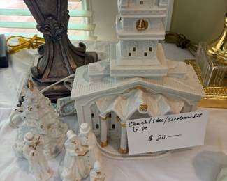 $20 Church and Carolers 6 piece set
