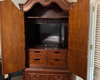 Pulaski Armoire  opened