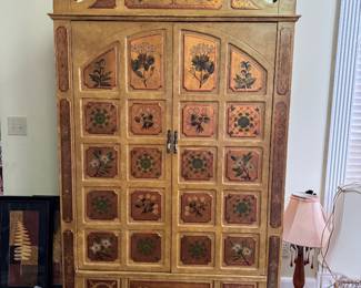 $420 Mid Century Armoire W44" H85" D24"