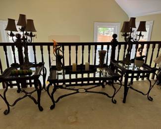 Center table $100, Side tables $50 each