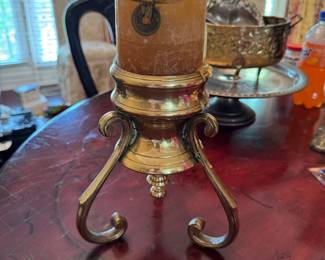 Heavy Castillian Imports Solid Brass Votive Candle Holder