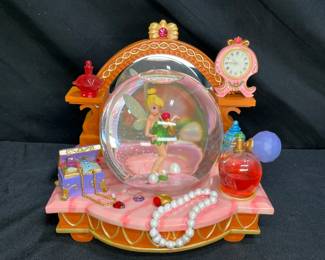  Disney Tinkerbell's Vanity Musical Snow Globe