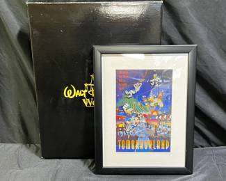 Disney Framed Limited Ed. Tomorrow Land Pin Set
