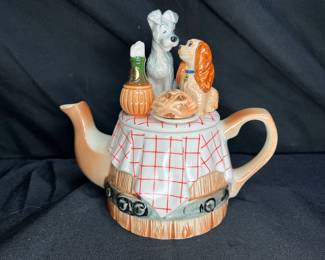 Limited Ed. Disney Lady & The Tramp Tea Pot