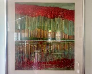 Mixed media with definitive colours