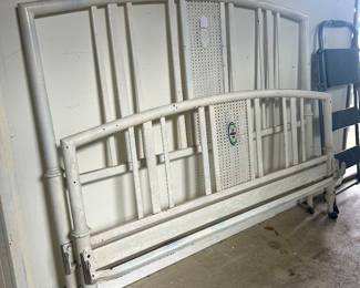 Iron double bed frame - single bed frame as well