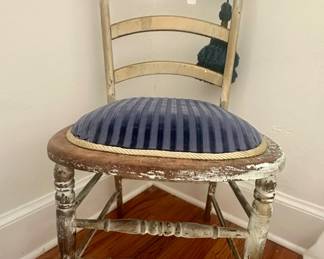 Painted side chair - about 1880