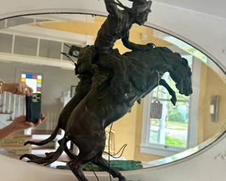 Remington bronze reproduction - very heavy!