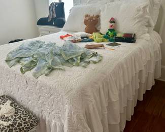 Iron bed with all components 