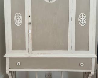 Painted cabinet = circa 1930