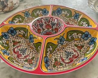 Contemporary design serving platter