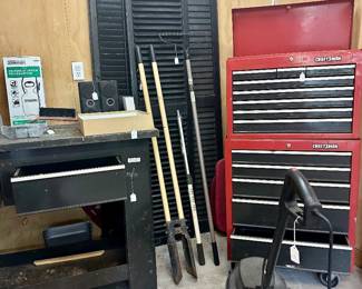 Tool chest and work table