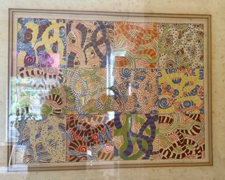 Silk screen - vibrant colours