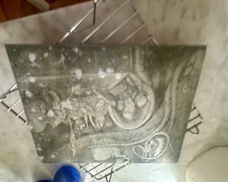 Steel engraving - very unusual