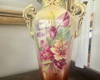 Another hand painted vase about 1900