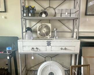 Large baker's rack - metal and wood