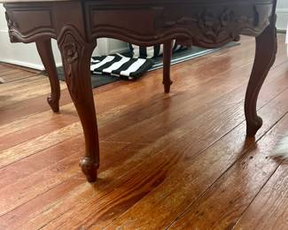 Marble topped coffee table