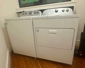 Washer and dryer - one not functioning