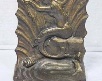 ONE Antique Mermaid Book End.