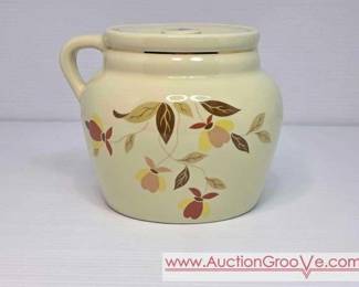 Jewel Tea. Autumn Leaf One Handled Bean Pot. Limited Edition 60th Anniversary