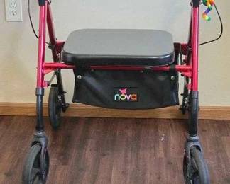 1 Nova Rolling Walker. 400 LB Weight Limit.