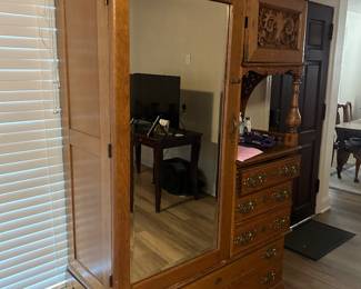 Important American Armoire by Hunziger