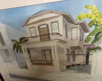 Hazel Gessenheiner -- 1310 Royal Street Watercolor 