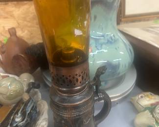 German stein lamp