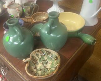 Large collection of pottery