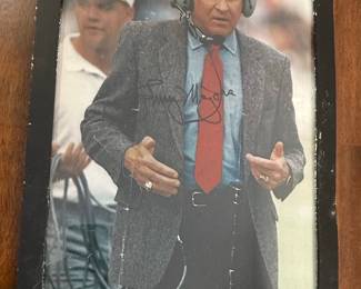 Autographed Photo of Johnny Majors