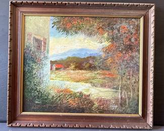 Original Landscape Painting Signed by Richard Green