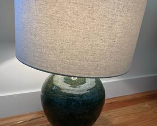 Uttermost Elva Emerald Green Glaze Ceramic Table Lamp Style