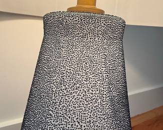 Mid-Century Modern Style Table Lamp with Dot Pattern Base