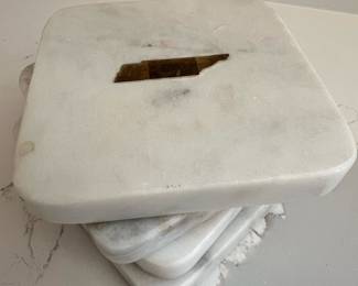 Tennessee Shaped Marble Coaster Set