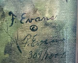 Numbered Print Signed by F. Evans - "The Cabin That Holds the Most Memories"