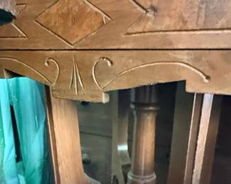 Eastlake Style Marble Top Parlor Tables