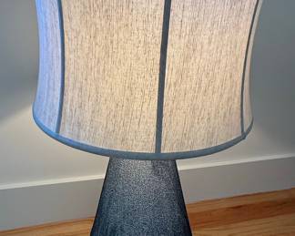 Mid-Century Modern Style Table Lamp with Dot Pattern Base