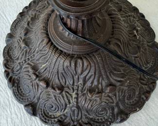 Arts and Crafts Style Mica Floor Lamp