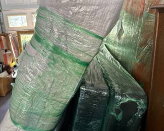 Ethan Allen Pine Wood Headboard and Footboard Set